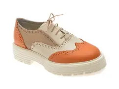 Pantofi FLAVIA PASSINI albi, 7539, din piele naturala imagine