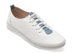 Pantofi FLAVIA PASSINI albi, CS703, din piele naturala imagine