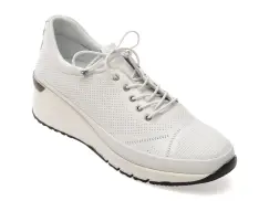Pantofi FLAVIA PASSINI albi, EV2856, din piele naturala imagine