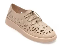 Pantofi FLAVIA PASSINI bej, 1239H18, din piele naturala imagine