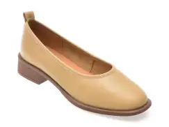 Pantofi FLAVIA PASSINI bej, 1275C11, din piele naturala imagine