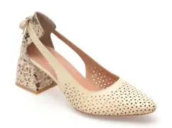 Pantofi FLAVIA PASSINI bej, 4411614, din piele naturala imagine