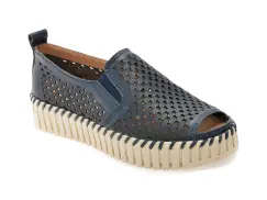 Pantofi FLAVIA PASSINI bleumarin, 368101, din piele naturala imagine