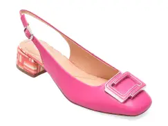 Pantofi FLAVIA PASSINI fucsia, 1154845, din piele naturala imagine