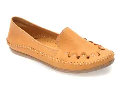 Pantofi FLAVIA PASSINI galbeni, 429, din piele naturala imagine