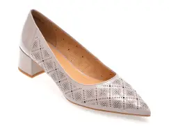 Pantofi FLAVIA PASSINI gri, 4C115, din piele naturala lacuita imagine