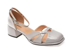 Pantofi FLAVIA PASSINI gri, 606, din piele naturala imagine