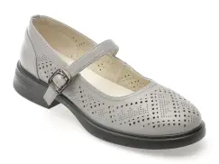 Pantofi FLAVIA PASSINI gri, 622001, din piele naturala imagine