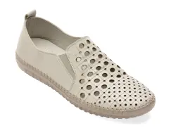 Pantofi FLAVIA PASSINI gri, YK06143, din piele naturala imagine
