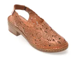 Pantofi FLAVIA PASSINI maro, 9500, din piele naturala imagine