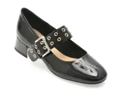 Pantofi FLAVIA PASSINI negri, 1113, din piele naturala lacuita imagine