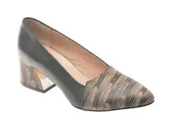 Pantofi FLAVIA PASSINI negri, 12724, din piele naturala imagine