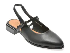 Pantofi FLAVIA PASSINI negri, 1297H13, din piele naturala imagine