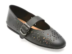 Pantofi FLAVIA PASSINI negri, 1306D11, din piele naturala imagine