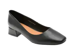 Pantofi FLAVIA PASSINI negri, 1346G12, din piele naturala imagine