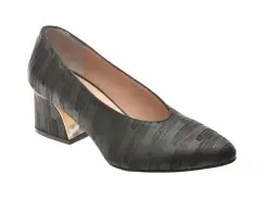 Pantofi FLAVIA PASSINI negri, 15694, din piele naturala imagine