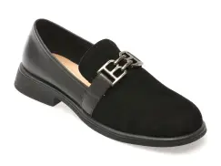 Pantofi FLAVIA PASSINI negri, 55519, din piele intoarsa imagine