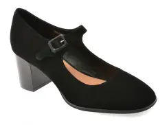 Pantofi FLAVIA PASSINI negri, 58865, din piele intoarsa imagine