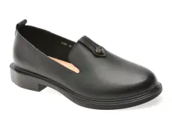 Pantofi FLAVIA PASSINI negri, 6008, din piele naturala imagine