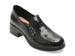 Pantofi FLAVIA PASSINI negri, 6762, din piele naturala lacuita imagine