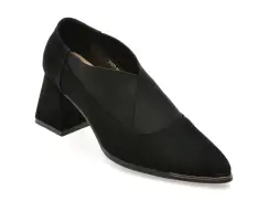 Pantofi FLAVIA PASSINI negri, 83680, din piele intoarsa imagine