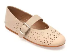 Pantofi FLAVIA PASSINI nude, 1306D11, din piele naturala imagine