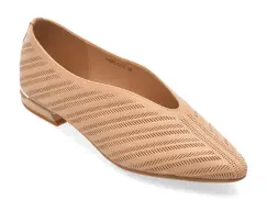 Pantofi FLAVIA PASSINI nude, 1643G11, din piele naturala imagine
