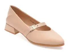 Pantofi FLAVIA PASSINI nude, V733D25, din piele naturala imagine