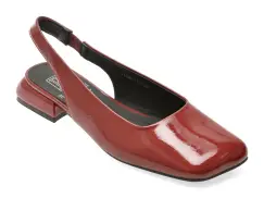 Pantofi FLAVIA PASSINI rosii, 1596G19, din piele naturala lacuita imagine