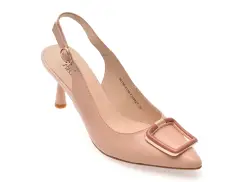 Pantofi FLAVIA PASSINI roz, 3K196, din piele naturala imagine