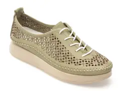 Pantofi FLAVIA PASSINI verzi, 714, din piele naturala imagine