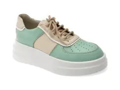 Pantofi FLAVIA PASSINI verzi, 7307, din piele naturala imagine