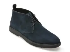 Pantofi GEOX bleumarin, U56LAD, din piele intoarsa imagine