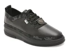 Pantofi GOLD DEER negri, 212668, din piele naturala imagine