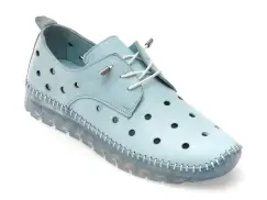 Pantofi GRYXX albastri, MN8006, din piele naturala imagine