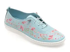 Pantofi GRYXX albastri, MNB01, din piele naturala imagine