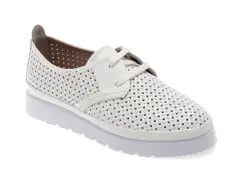 Pantofi GRYXX albi, 1460111, din piele naturala imagine