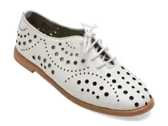 Pantofi GRYXX albi, 16055, din piele naturala imagine