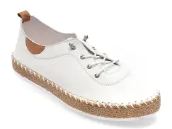 Pantofi GRYXX albi, EV3016, din piele naturala imagine