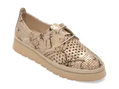 Pantofi GRYXX bej, 146YA24, din piele naturala imagine