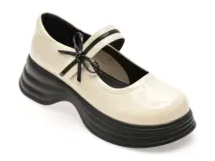 Pantofi GRYXX bej, 3882, din piele naturala lacuita imagine