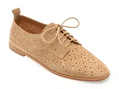 Pantofi GRYXX bej, 4C121, din piele intoarsa imagine