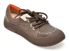 Pantofi GRYXX gri, 3158, din piele naturala imagine