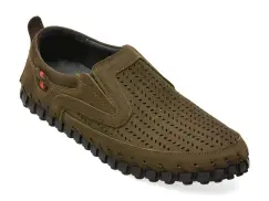 Pantofi GRYXX kaki, 7117908, din nabuc imagine