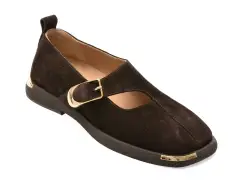 Pantofi GRYXX maro, 022Y707, din piele intoarsa imagine