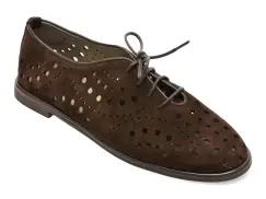 Pantofi GRYXX maro, 16055, din piele intoarsa imagine