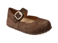 Pantofi GRYXX maro, 233382, din piele intoarsa imagine