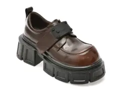 Pantofi GRYXX maro, 3082, din piele naturala imagine