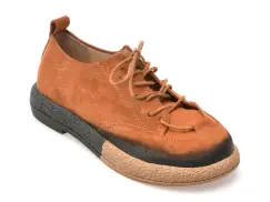 Pantofi GRYXX maro, 3642609, din piele intoarsa imagine