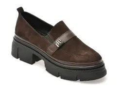 Pantofi GRYXX maro, 387340, din piele intoarsa imagine